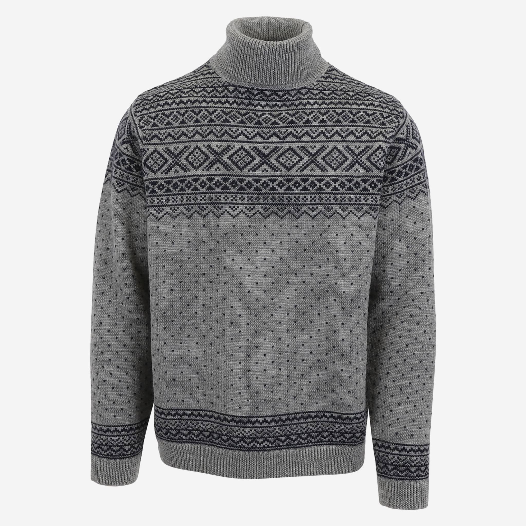 Hákon turtle neck merino Nordic sweater