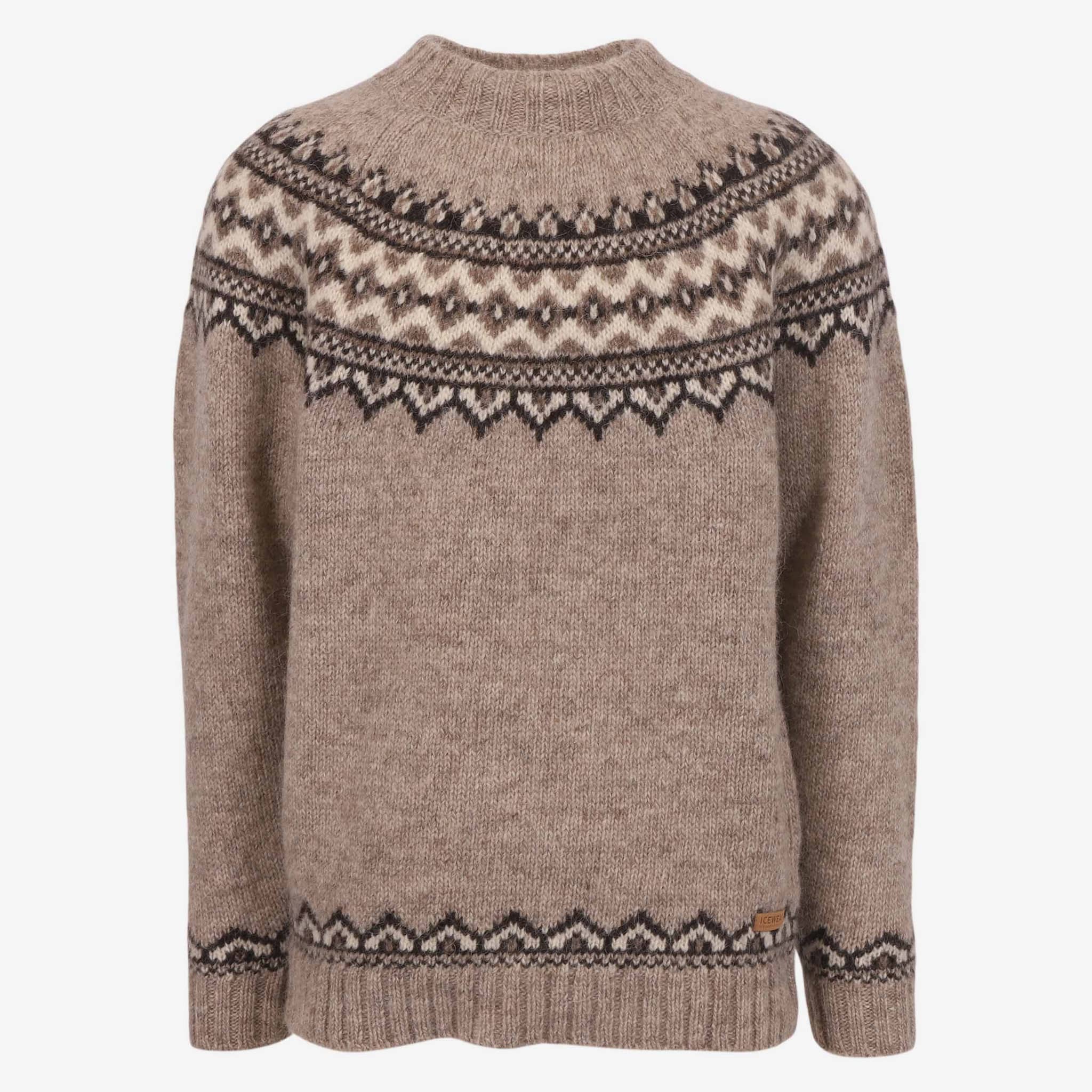 Brynjudalur Icelandic wool knitted classic sweater